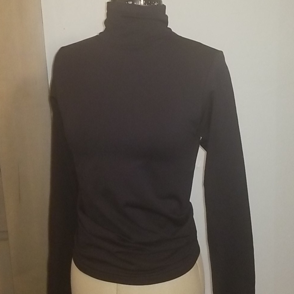 Ralph Lauren Sport Black Activewear Turtleneck